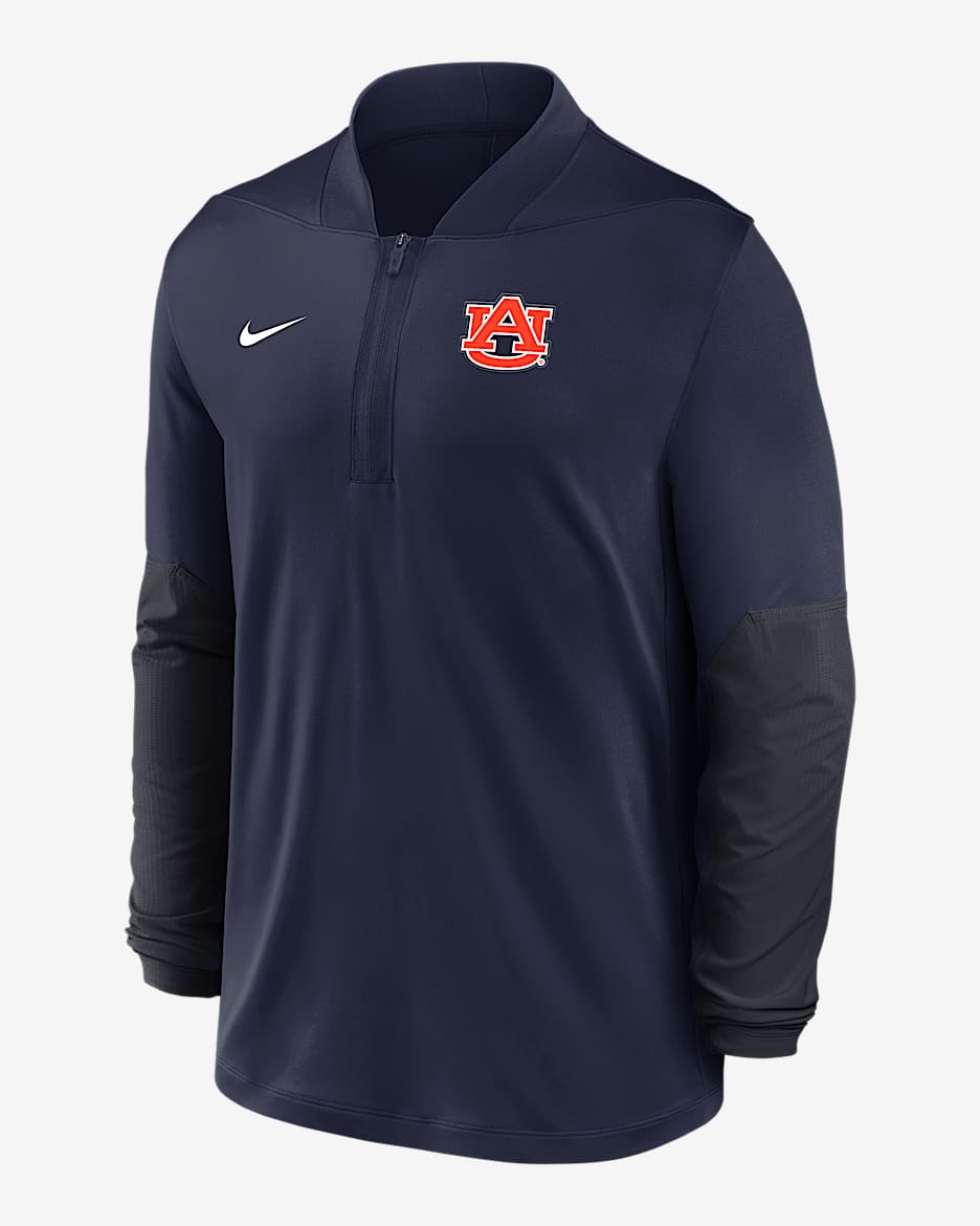 Nike DRI FIT オレゴン大学ダックス ジップトップスUS XL YEL Auburn Men's Nike Dri-FIT College 1/2-Zip Top. Nike.com